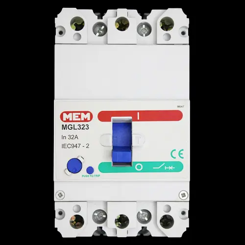 MEM 32 AMP 16kA TRIPLE POLE MCCB MGL323