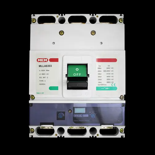 MEM 630 AMP 35kA TRIPLE POLE MCCB MLLA6303