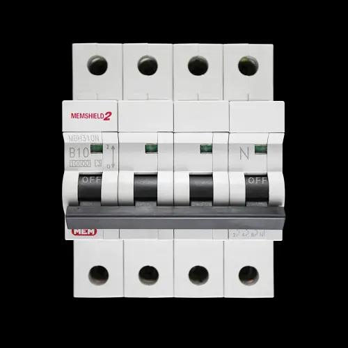 MEM EATON 10 AMP CURVE B 10kA TRIPLE POLE & NEUTRAL MCB CIRCUIT BREAKER MBH310N