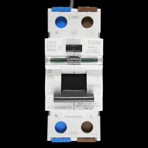 MEM 100 AMP 100mA DOUBLE POLE TIME DELAY RCCB AD100METR