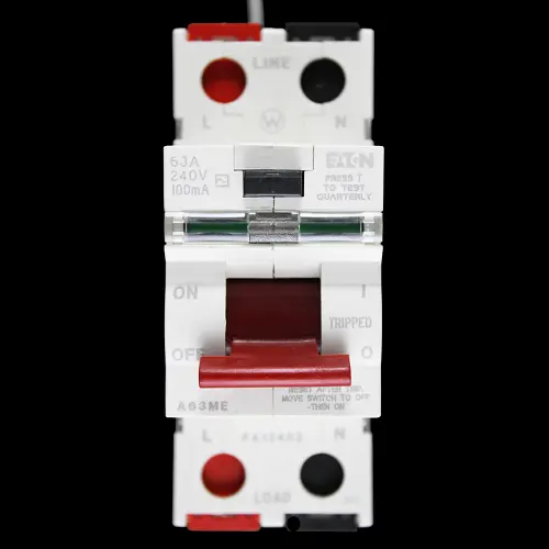 MEM EATON 63 AMP 100mA DOUBLE POLE RCCB TYPE AC A63ME