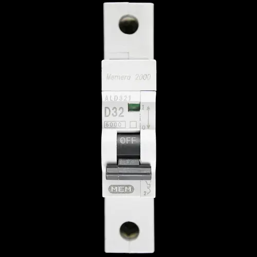 MEM 32 AMP CURVE D 6kA MCB CIRCUIT BREAKER ALD321