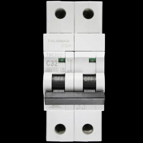BILL 32 AMP CURVE C 10kA DOUBLE POLE MCB CIRCUIT BREAKER THC322