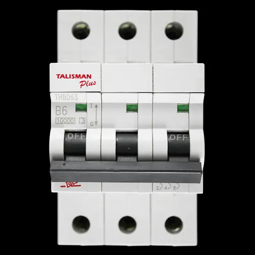 BILL 6 AMP CURVE B 10kA TRIPLE POLE MCB CIRCUIT BREAKER THB063