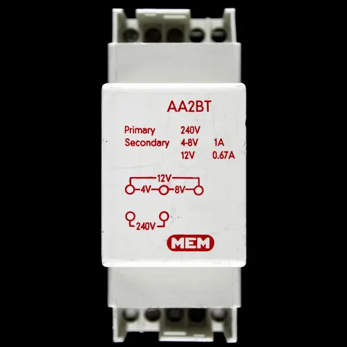 MEM 4-8V 12V DOOR BELL TRANSFORMER AA2BT