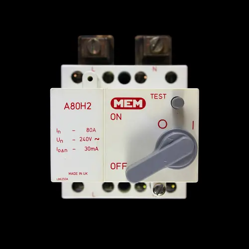MEM 80 RCD DOUBLE POLE 30mA A80H2