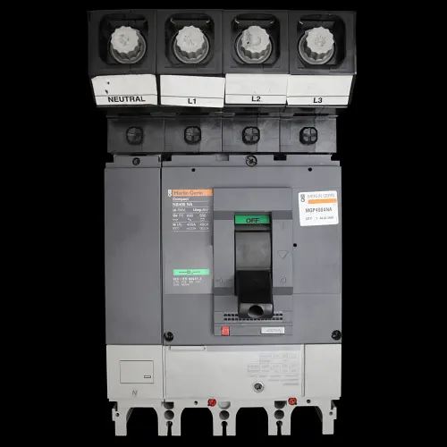 MERLIN GERIN 400 AMP FOUR POLE SWITCH DISCONNECTOR NS400NA MGP4004NA