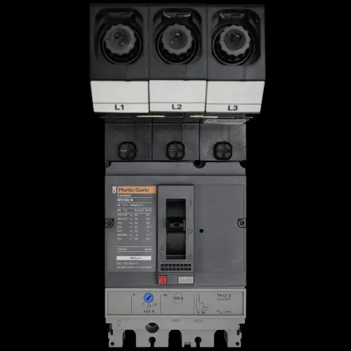 MERLIN GERIN 63 AMP 36kA TRIPLE POLE MCCB MGP0633 NS100N