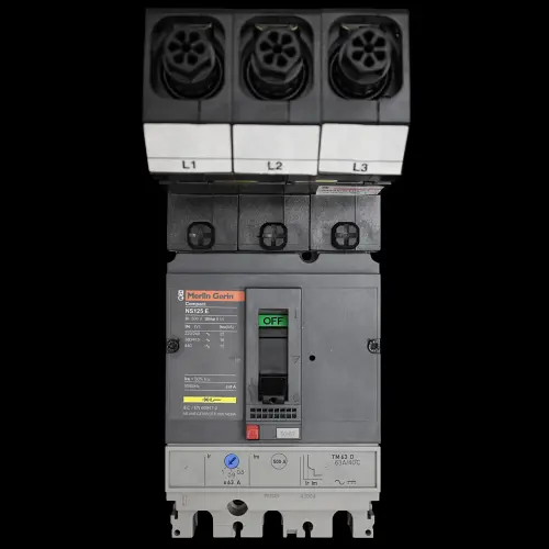 MERLIN GERIN 63 AMP 16kA TRIPLE POLE MCCB MGPE0633 NS125E