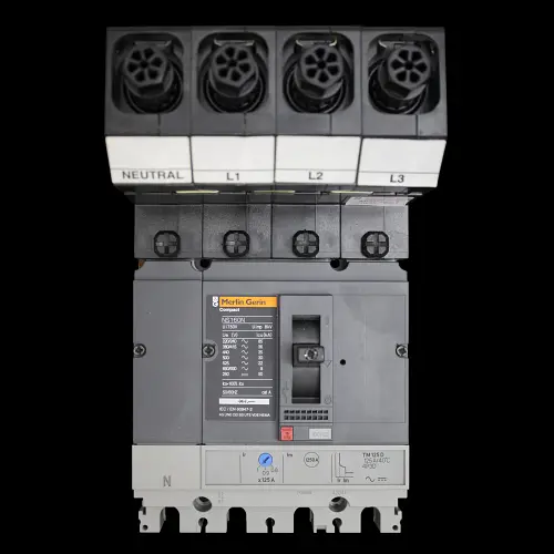 MERLIN GERIN 125 AMP 36kA FOUR POLE MCCB MGP1254 NS160N