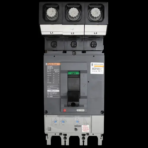 MERLIN GERIN 400 AMP 50kA TRIPLE POLE MCCB MGP4003 NS400N