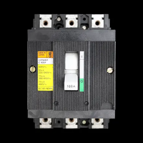 MERLIN GERIN 100 AMP 7.5kA TRIPLE POLE MCCB C100F