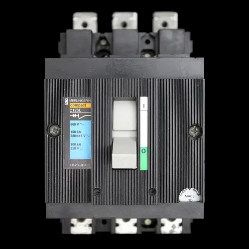 MERLIN GERIN 63 AMP 150kA TRIPLE POLE MCCB C125L MA63