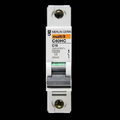 MERLIN GERIN 16 AMP CURVE C 10kA MCB CIRCUIT BREAKER C60HC 25645 MULTI9