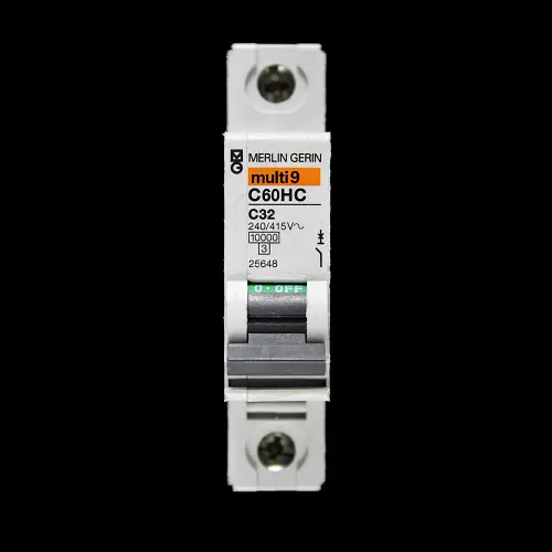 MERLIN GERIN 32 AMP CURVE C 10kA MCB CIRCUIT BREAKER C60HC 25648 MULTI9