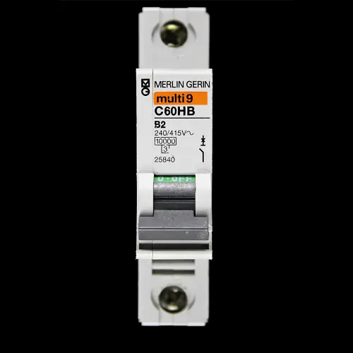 MERLIN GERIN 2 AMP CURVE B 10kA MCB CIRCUIT BREAKER C60HB 25840