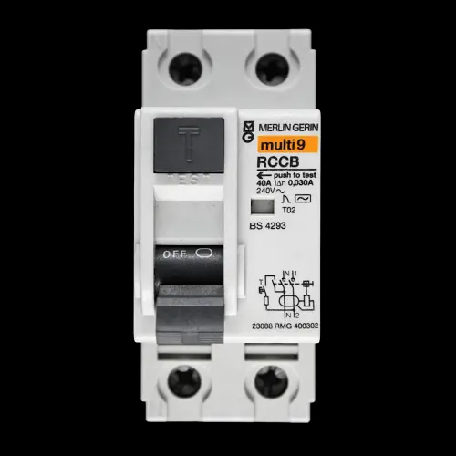 MERLIN GERIN 40 AMP 30mA DOUBLE POLE RCCB RCD TYPE AC 23088 RMG 400302