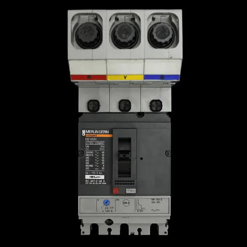 MERLIN GERIN 125 AMP 36kA TRIPLE POLE MCCB MGP1253 NS160N