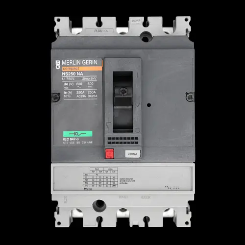MERLIN GERIN 250 AMP TRIPLE POLE INCOMER SWITCH DISCONNECTOR NS250NA