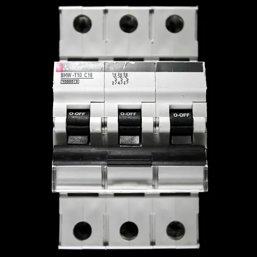 MITSUBISHI 16 AMP CURVE C 10kA TRIPLE POLE MCB CIRCUIT BREAKER BHW-T10