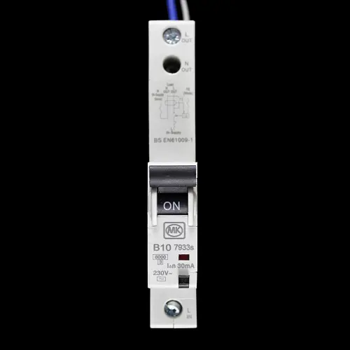MK 10 AMP CURVE B 6kA 30mA RCBO TYPE AC SENTRY 07933s 7933s