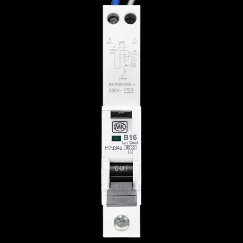 MK 16 AMP CURVE B 6kA 30mA RCBO TYPE AC H7934s SENTRY