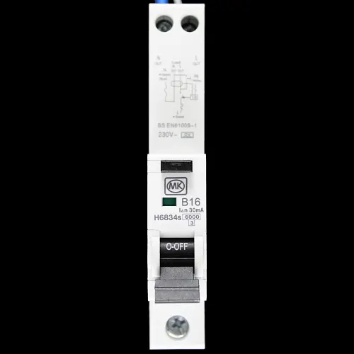 MK 16 AMP CURVE B 6kA 30mA RCBO TYPE A H6834s SENTRY