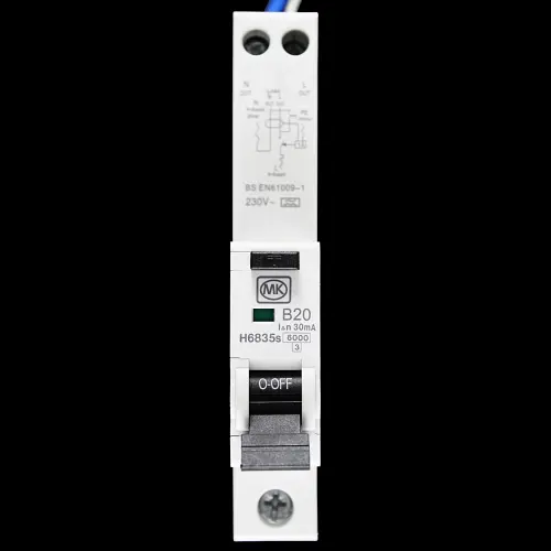 MK 20 AMP CURVE B 6kA 30mA RCBO TYPE A SENTRY H6835s