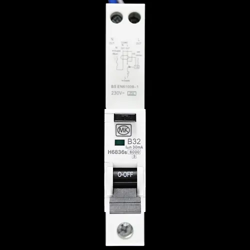 MK 32 AMP CURVE B 6kA 30mA RCBO TYPE A H6836s SENTRY