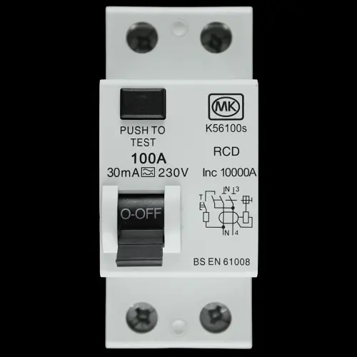 MK 100 AMP 30mA DOUBLE POLE RCD TYPE A K56100S