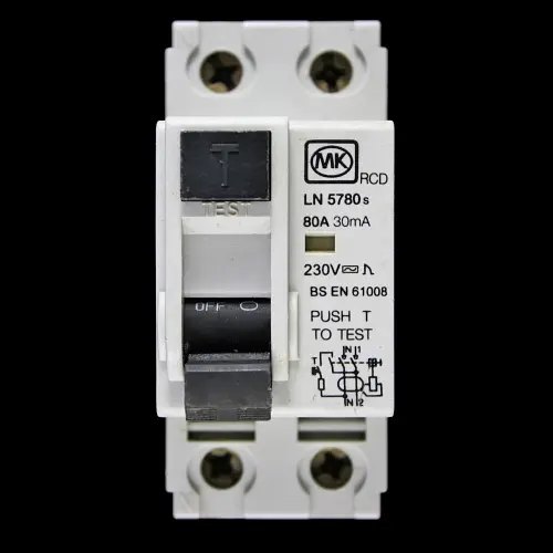 MK 80 AMP 30mA DOUBLE POLE RCD TYPE AC LN 5780S