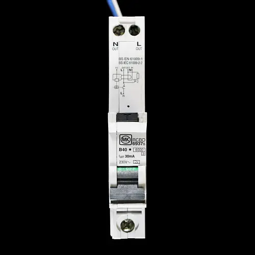 MK 40 AMP CURVE B 6kA 30mA RCBO TYPE A SENTRY 6937S