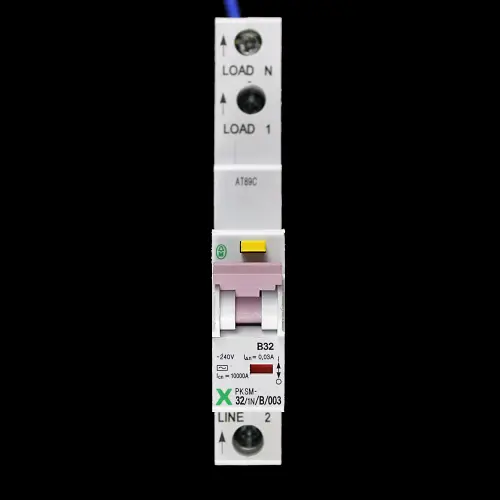 MOELLER 32 AMP CURVE B 10kA 30mA RCBO TYPE AC XPOLE PKSM-32/1N/B/003