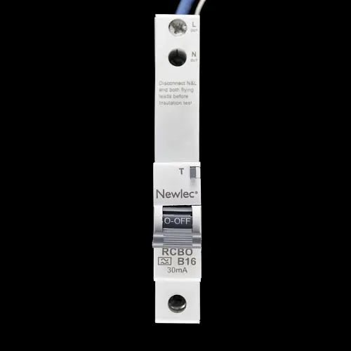 NEWLEC 16 AMP CURVE B 6kA 30mA RCBO TYPE A