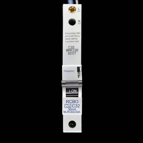 NEWLEC 32 AMP CURVE C 6kA 30mA RCBO TYPE A NLRCB3230A