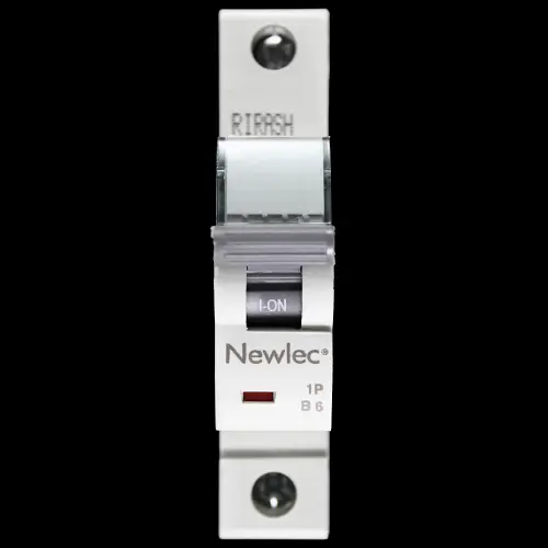 NEWLEC 6 AMP CURVE B 6kA MCB CIRCUIT BREAKER NLMB106BA