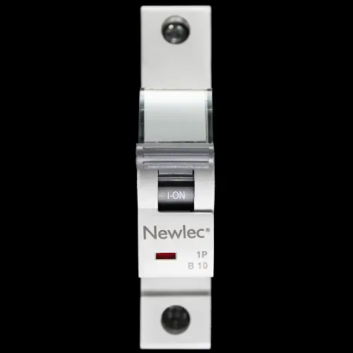 NEWLEC 10 AMP CURVE B 6kA MCB CIRCUIT BREAKER NLMB110BA