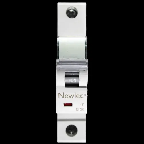 NEWLEC 50 AMP CURVE B 6kA MCB CIRCUIT BREAKER NLMB150BA