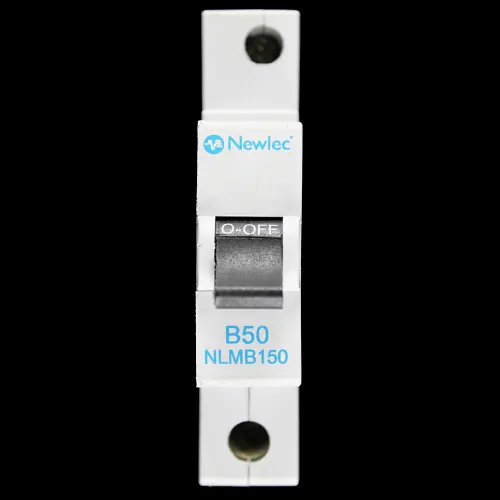 NEWLEC 50 AMP CURVE B 6kA MCB CIRCUIT BREAKER NLMB150 RW