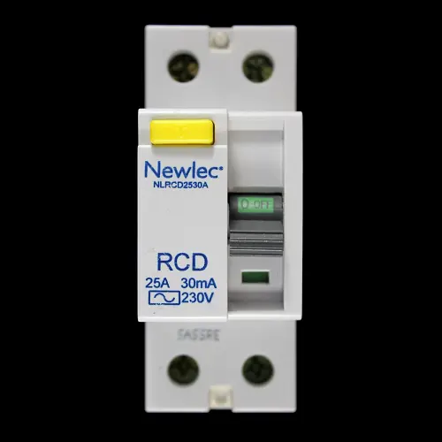 NEWLEC 25 AMP 30mA DOUBLE POLE RCD TYPE AC NLRCD2530A