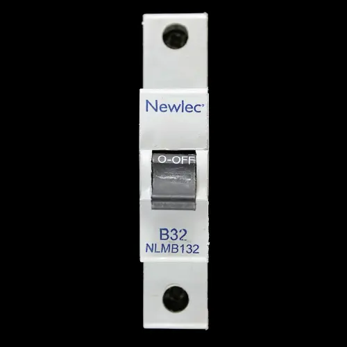 NEWLEC 32 AMP CURVE B 6kA MCB CIRCUIT BREAKER NLMB132