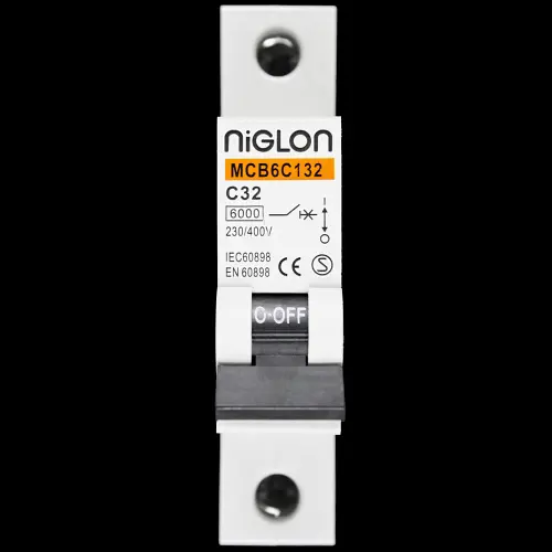NIGLON 32 AMP CURVE C 6kA MCB CIRCUIT BREAKER MCB6C132