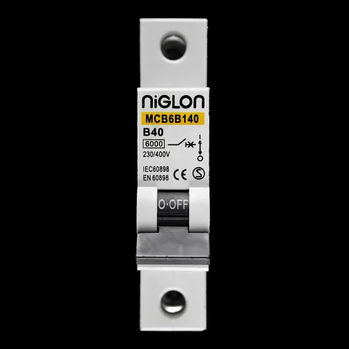 NIGLON 40 AMP CURVE B 6kA MCB CIRCUIT BREAKER MCB6B140