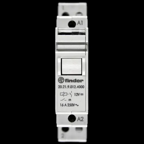 FINDER 16 AMP STEP RELAY 12VDC 1NO CONTACT 20.21.9.012.4000