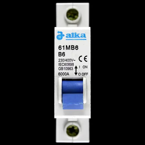 ALKA 6 AMP CURVE B 6kA MCB CIRCUIT BREAKER 61MB6