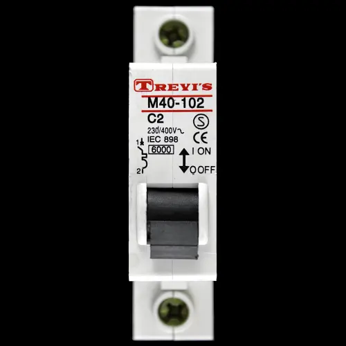 TREVIS 2 AMP CURVE C 6kA MCB CIRCUIT BREAKER M40-102