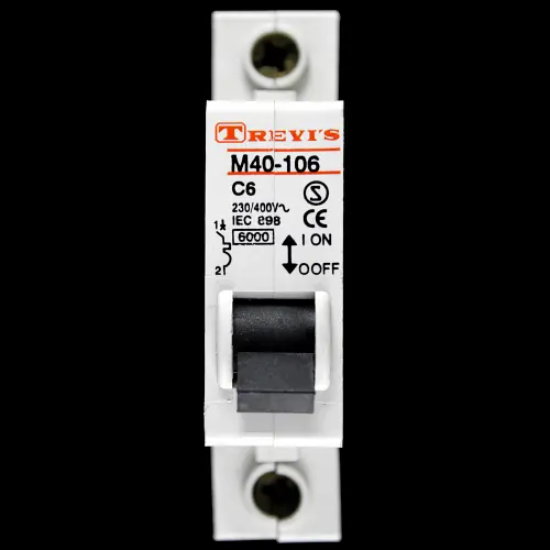 TREVIS 6 AMP CURVE C 6kA MCB CIRCUIT BREAKER M40-106