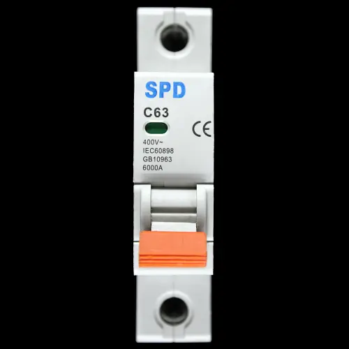 SPD 63 AMP CURVE C 6kA MCB CIRCUIT BREAKER