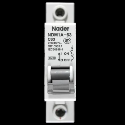 NADER 63 AMP CURVE C 6kA MCB CIRCUIT BREAKER NDM1A-63