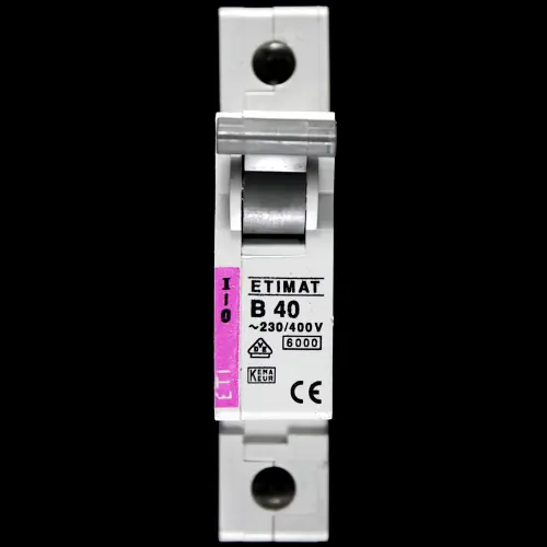 ETI 40 AMP CURVE B 6kA MCB CIRCUIT BREAKER ETIMAT